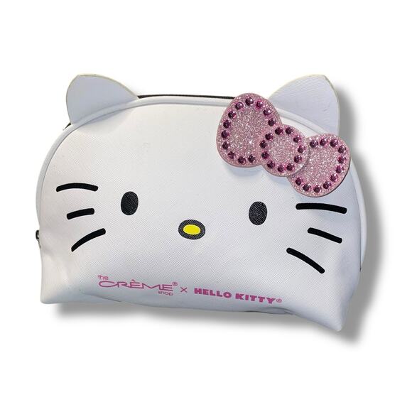 Hello Kitty Creme Shop Travel Cosmetic Makeup Bag Toiletry Gym Holiday Pouch - Picture 2 of 10